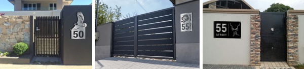 Aluminium Cut-Out House Numbers